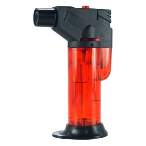 Red Butane Refillable Pocket Blow Torch